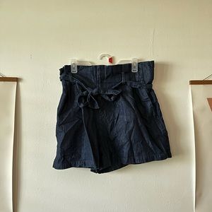 Jean / denim paper bag shorts from A New Day Target size XL